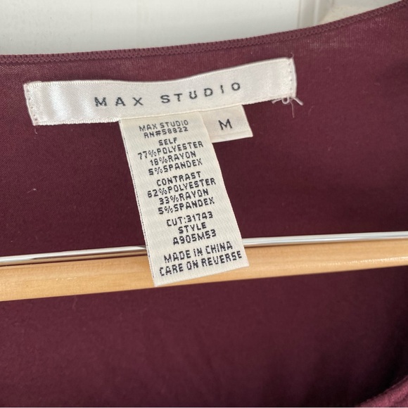 Maroon Ruffle Dress - Picture 3 of 3